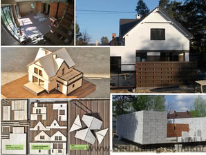 проєкт та макет приватного будинку &mdash; архітектурна майстерня Олега Гречуха